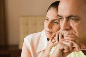 Wills & Probate Lawyers Reviews. Image of distressed couple