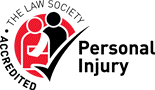 Provisional Damages Case Story. Law society personal injury panel logo