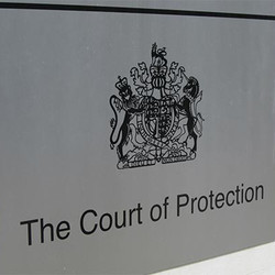 Statutory wills The Court of Protection sign