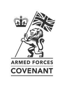 Armed Forces Covenant logo. Specialist military law solicitors