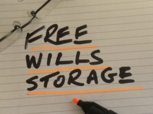 Free Storage of Your Will. Salisbury, Fordingbridge, Amesbury & Andover Solicitors