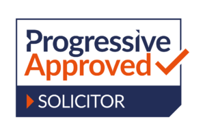 Solicitors near Stockbridge.Progressive approved logo