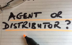 What are the differences between agents and distributors?