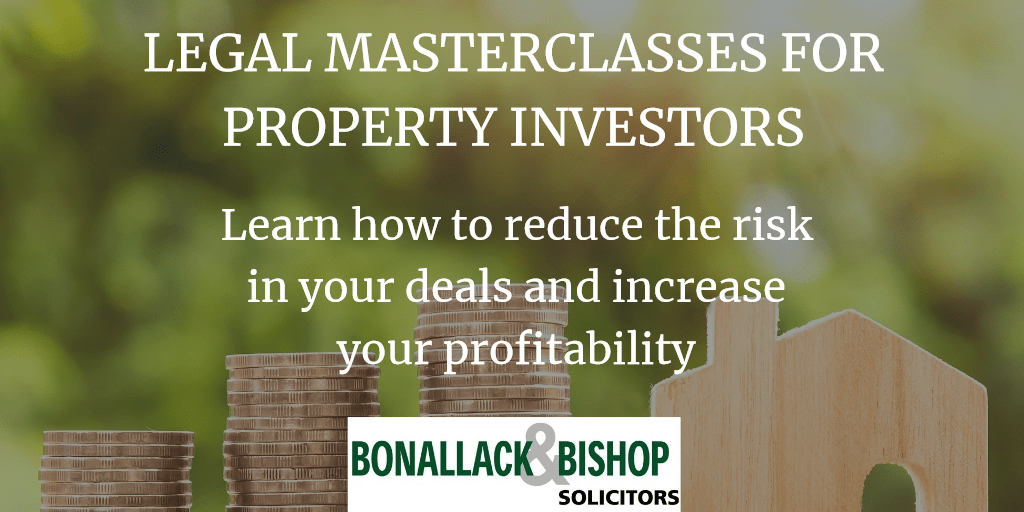 Legal Masterclasses For Property Investors. Property investment solicitors